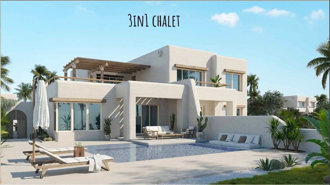 Chalet 3 in 1 4 غرف للبيع في Hacienda West الساحل الشمالي — صورة 1