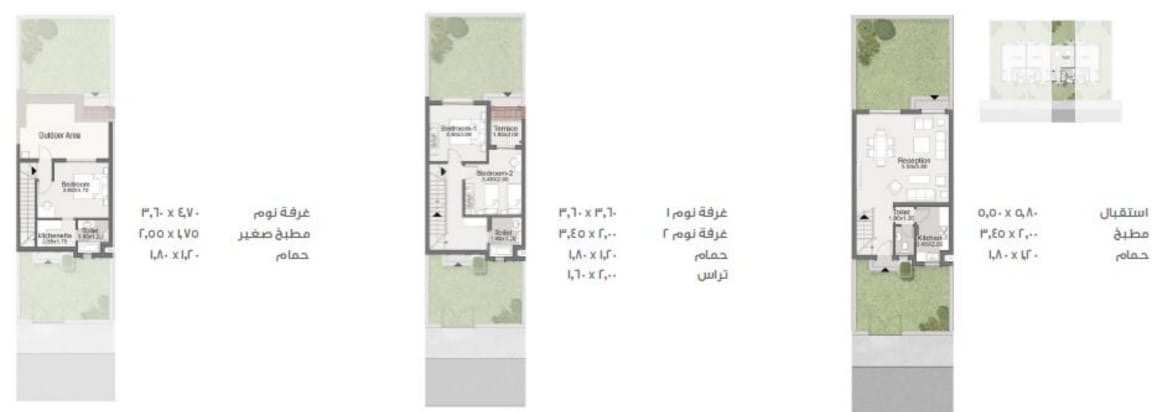 تاون هاوس 3 غرف للبيع في Sarai القاهرة الجديدة — صورة 2