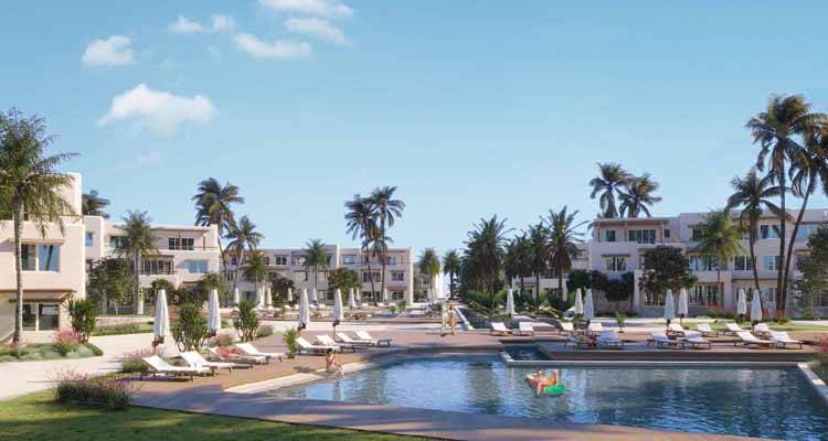 شاليه 2 غرف للبيع في Hacienda West الساحل الشمالي — صورة 1