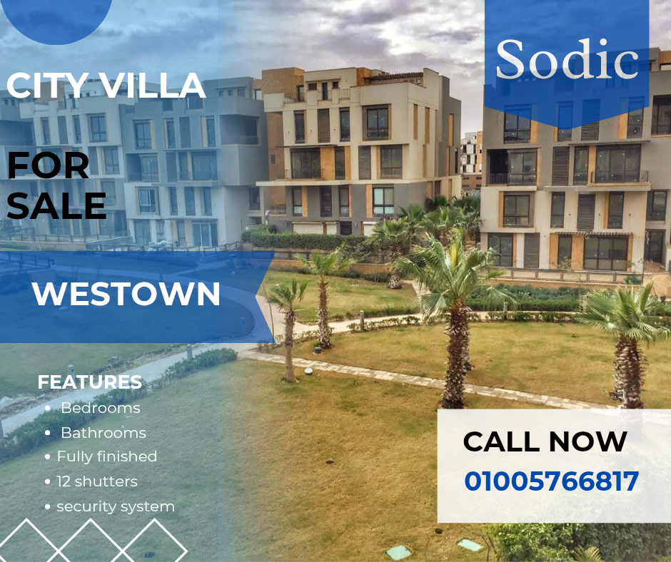 تاون هاوس 3 غرف للبيع في Westown Residences الشيخ زايد — صورة 1