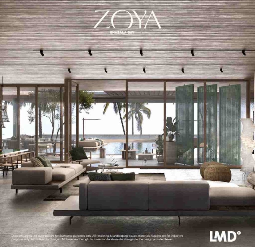 شقة فندقية 2 غرف للبيع في Zoya Ghazala Bay الساحل الشمالي — صورة 1