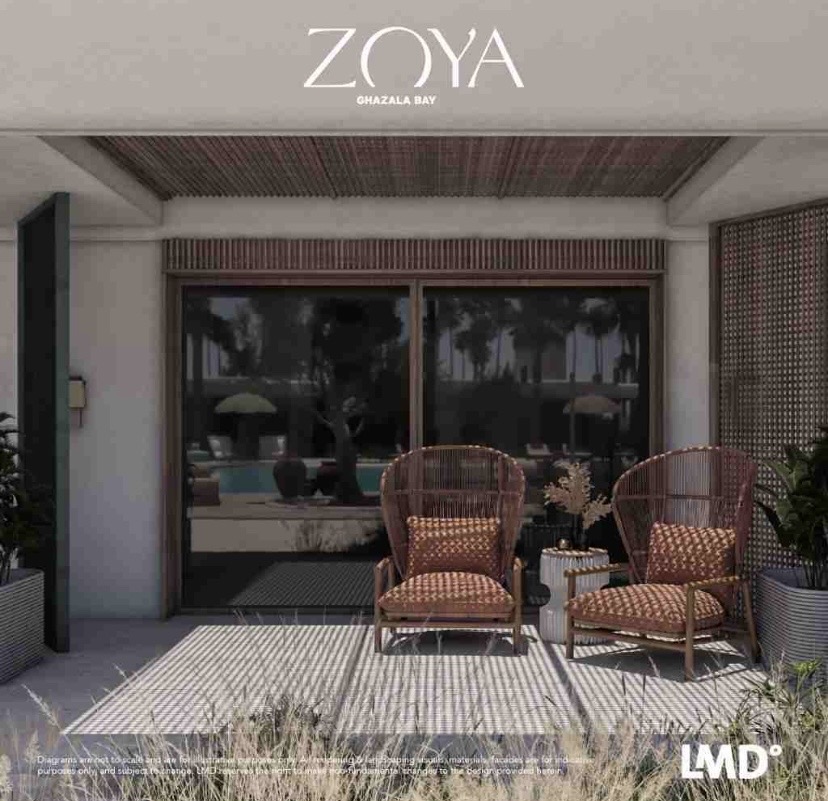 شقة فندقية 2 غرف للبيع في Zoya Ghazala Bay الساحل الشمالي — صورة 2