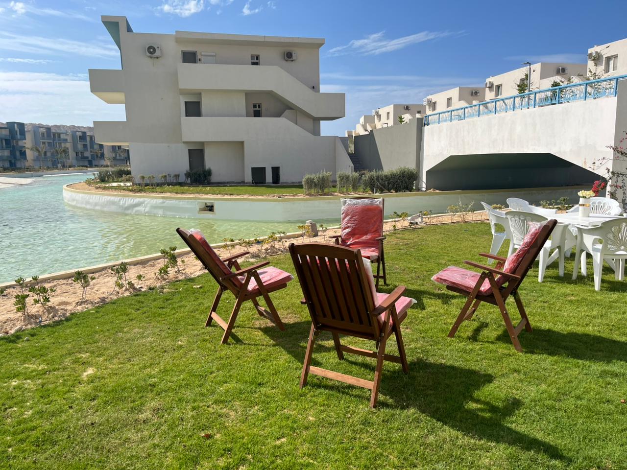 دور أرضي بجاردن 3 غرف للإيجار في Fouka Bay رأس الحكمة — صورة 1