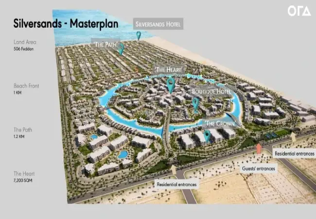 تاون هاوس 3 غرف للبيع في Silver Sands الساحل الشمالي — صورة 3