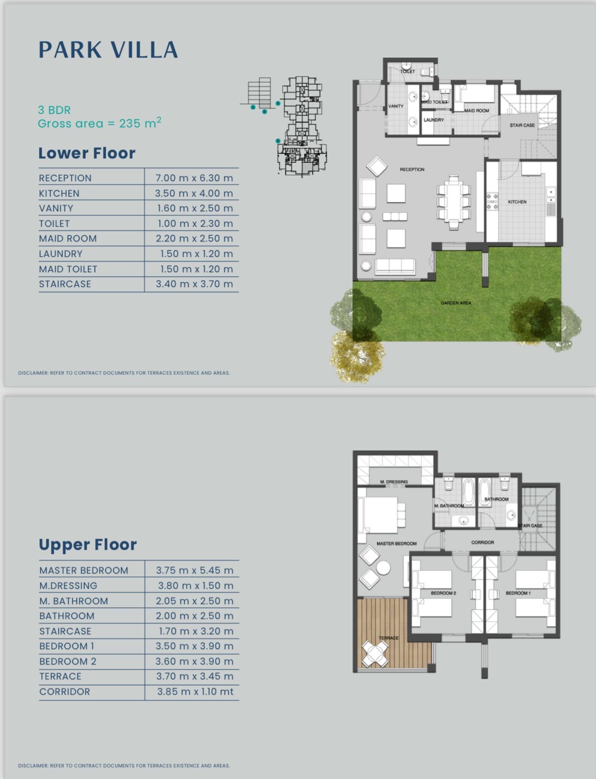 Park Villa 4 غرف للبيع في MOUNTAIN VIEW ICITY OCTOBER 6 أكتوبر — صورة 2
