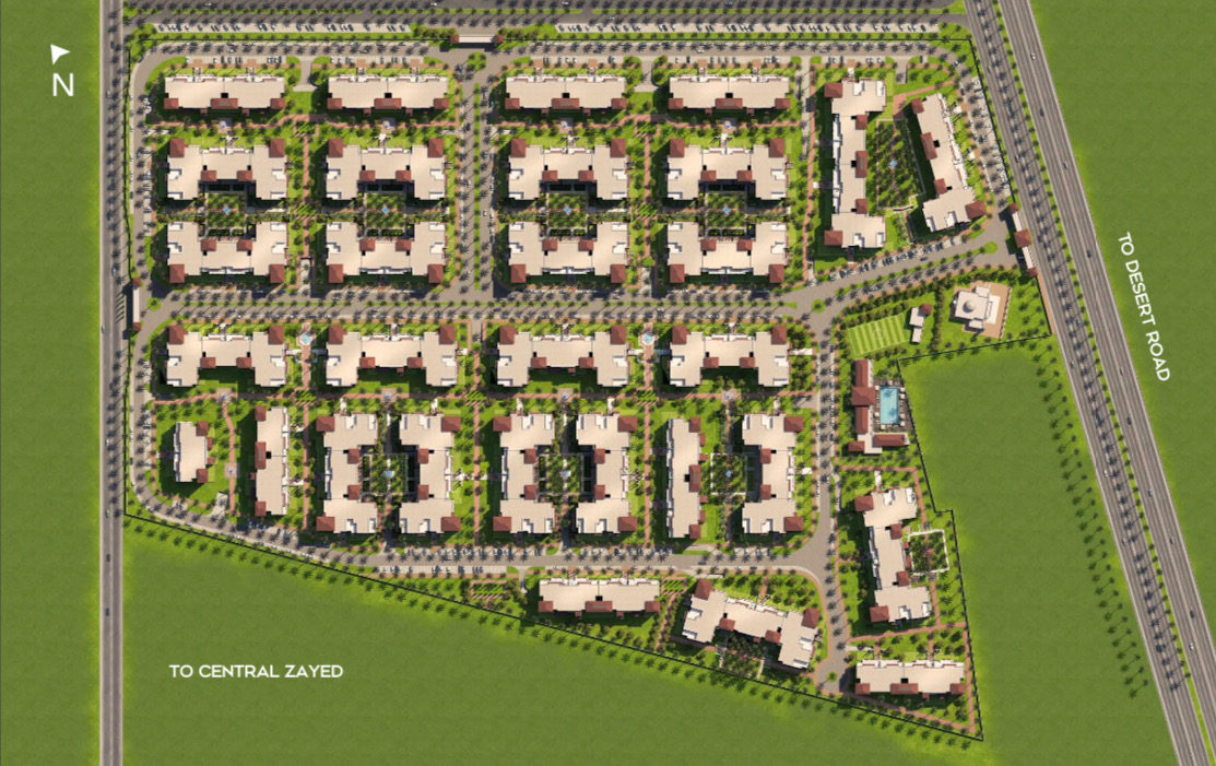 شقة 2 غرف للبيع في Village West الشيخ زايد — صورة 3