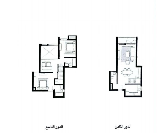 لوفت 2 غرف للبيع في ZED West الشيخ زايد — صورة 3