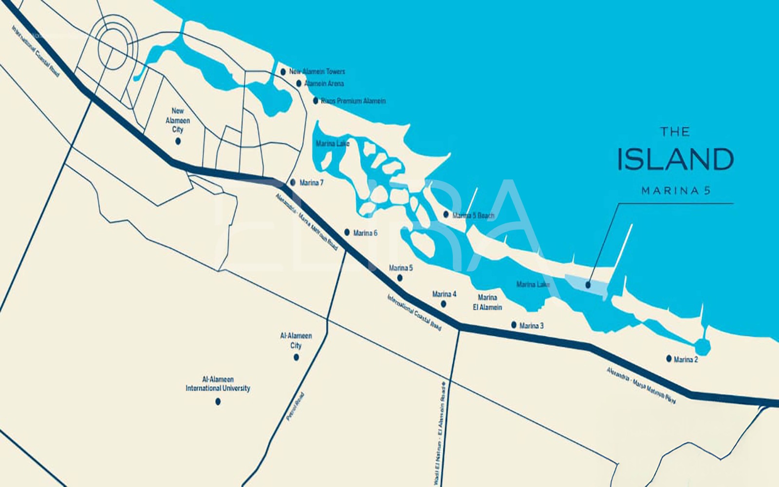 استوديو 1 غرف للبيع في Marina 5 New Alamein — صورة 3